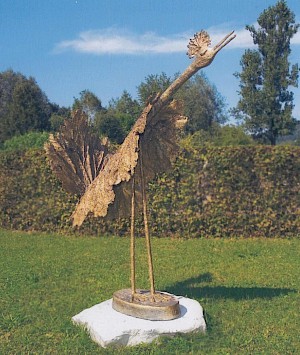 Kranich aufsteigend