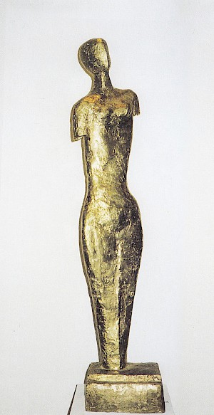 Weiblicher Torso auf Sockel