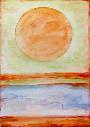 Orange Sonne