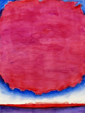 Rote / violette Sonne