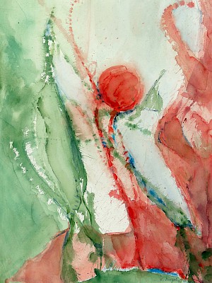 Rote Blüte