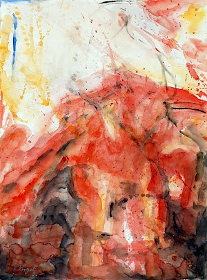 Farbspiel rot / orange