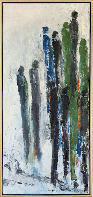 Menschengruppe, grün, Nr. 1