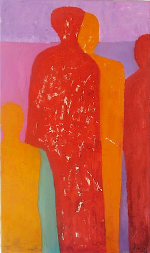 Rot / Orange Menschen